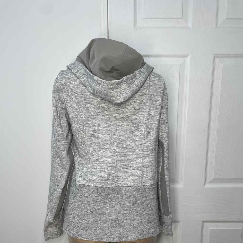 Athleta Gray Fleece-Lined Jacket - Picture 3 of 8